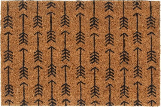Dørmatte naturlig 40x60 cm tuftet kokosfiber 8721012225404