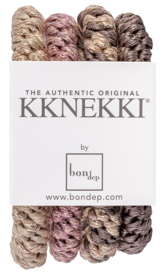 Bon Dep Kknekki Bundle Brown/Pink/Beige Glitter Mix