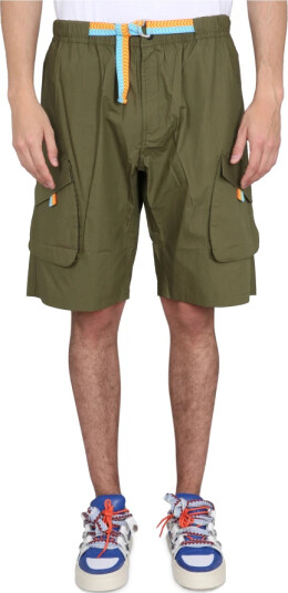 Marcelo Burlon Herre Shorts Grønn S, Marcelo Burlon Herre Shorts Grønn S,