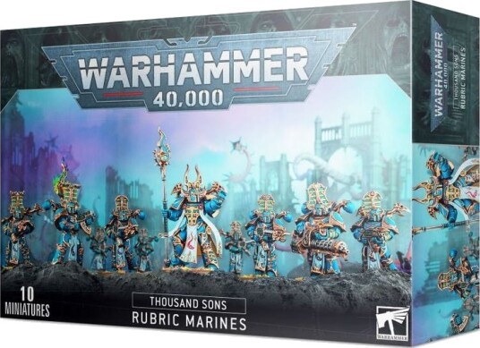 Warhammer 40k - Thousand Sons Rubric Marines