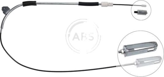 A.B.S. K12191 Tautrekk håndbremse