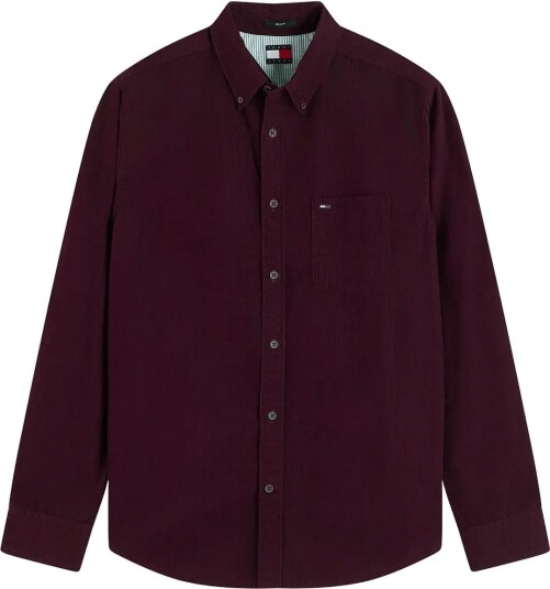 Tommy Jeans Tjm Reg Baby Corduroy Shirt Ext Burgundy S