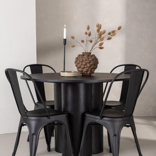 Spisegruppe Venture Home Olivia med 4 Tempe Stoler