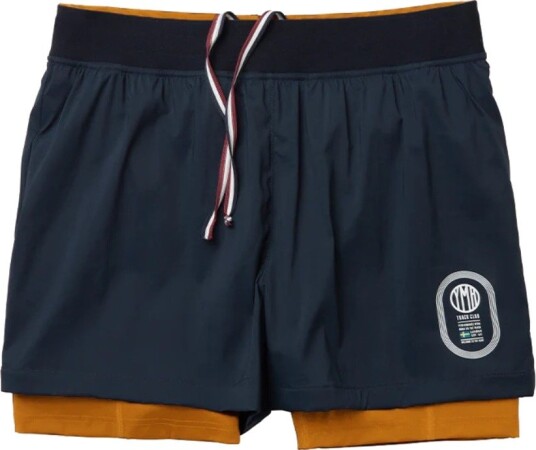 YMR Stadion 2 1 Shorts Herre Navy Ochre L