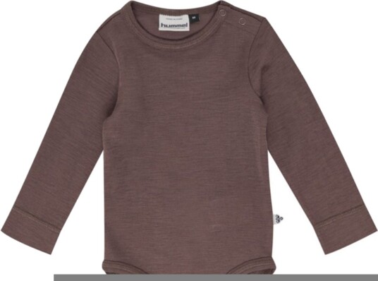 Hummel Twilight Mauve Mini Ull Rib Body L/S 62 Hummel Twilight Mauve Mini Ull Rib Body L/S 62