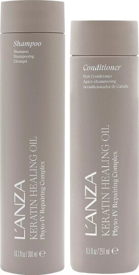 Lanza Keratin Healing Oil Bundle Shampoo 300 ml & Conditioner 250 ml