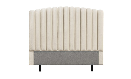 Soffadirekt PRIMO HIGH 160 Sengegavl Fløyel Beige