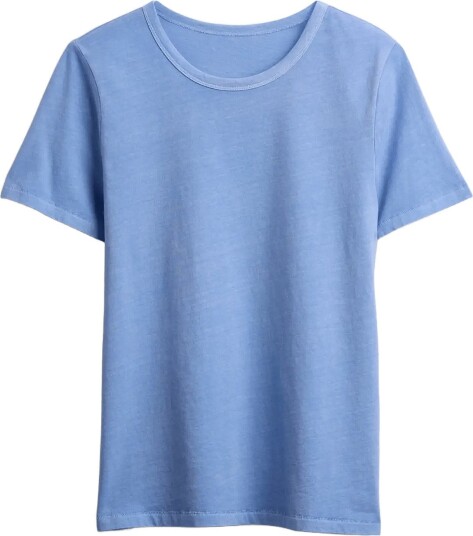 GAP Organic Cotton Vintagesoft T Shirt From The Gap Collection   Blue   M