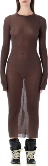 Rick Owens Dame Kjoler Brun M,