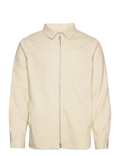 Revolution Overshirt W. Zipper - Cream - S
