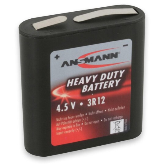 Ansmann 9V Alkalisk Engangsbatteri 6F22 - 1 stk