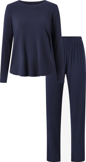Bamboo Basics   Pysjsett Bamboo Basics P.J Set   Blå