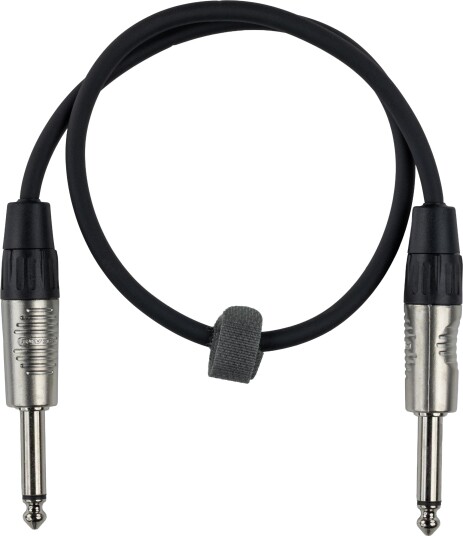Fuj:Tech Instrumentkabel Ts Hann Ts Hann 6,3 Mm 15 Cm Svart