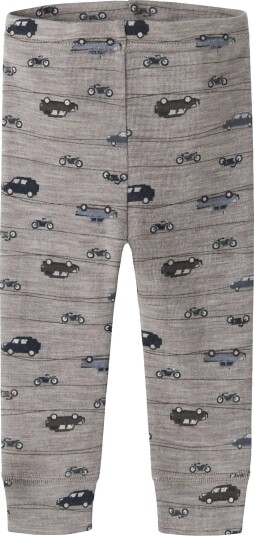 Name It NBMWang Wool Rib Longjohn Aop Noos Grey 56 Name It NBMWang Wool Rib Longjohn Aop Noos Grey 56