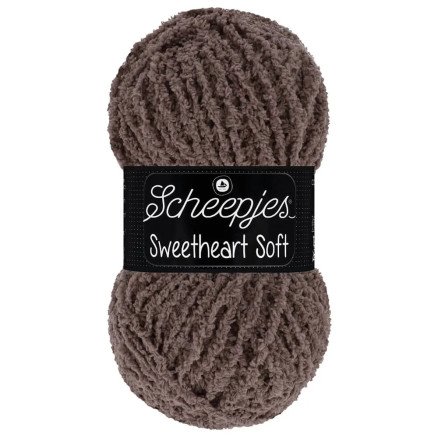 Scheepjes Sweetheart Soft Garn Unicolor 27 Brun Scheepjes Sweetheart Soft Garn Unicolor 27 Brun