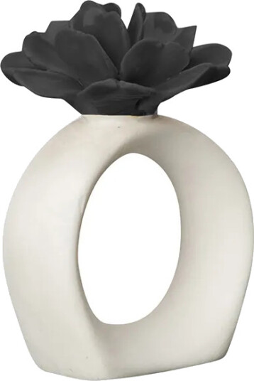 Byon Water Lily serviettring White black Byon Water Lily serviettring White black
