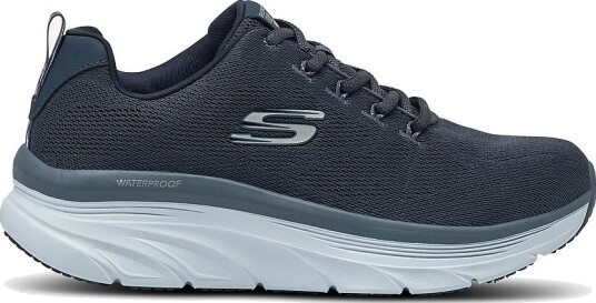 Skechers Joggesko Womens D'Lux Walker Get Oasis Waterproof Blå