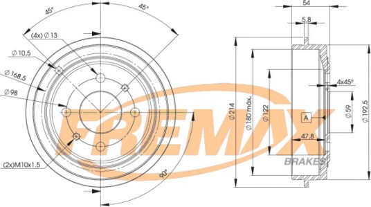 Bremsetrømmel FREMAX BD 9325