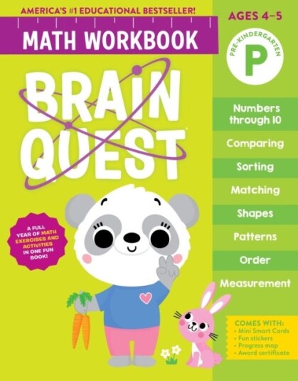 Brain Quest Math Workbook: Pre Kindergarten Brain Quest Math Workbook: Pre Kindergarten