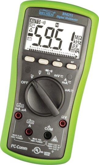 Elma Multimeter BM251S Med Batteri 2 × 1,5 v LR03