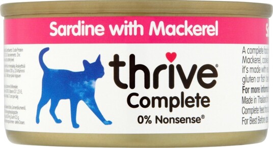 Thrive Complete Sardin & Makrell 12 X 75 G
