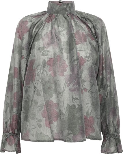 MSCH Copenhagen Mschjaquelina Top Aop F. NIGHT FLOWER S/M