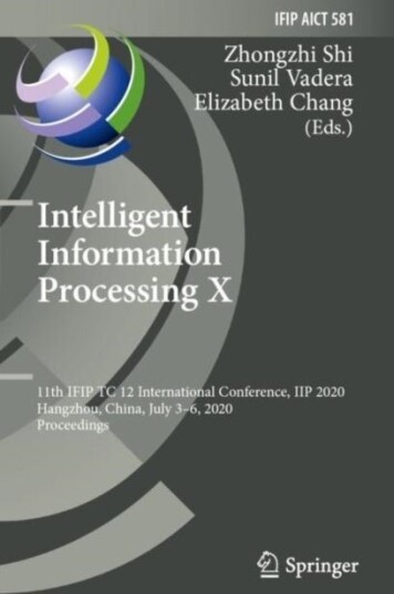 Intelligent Information Processing X