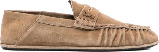 Saint Laurent, Herre, Sko, Beige, 45 EU,
