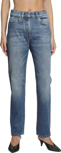 Versace Dame Jeans Blå W27,