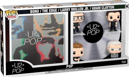Northix U2 Deluxe Pop Figure Album Samlerbar vinylskjerm