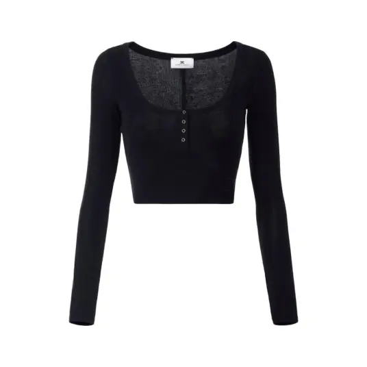 Elisabetta Franchi Dame Topper Svart L