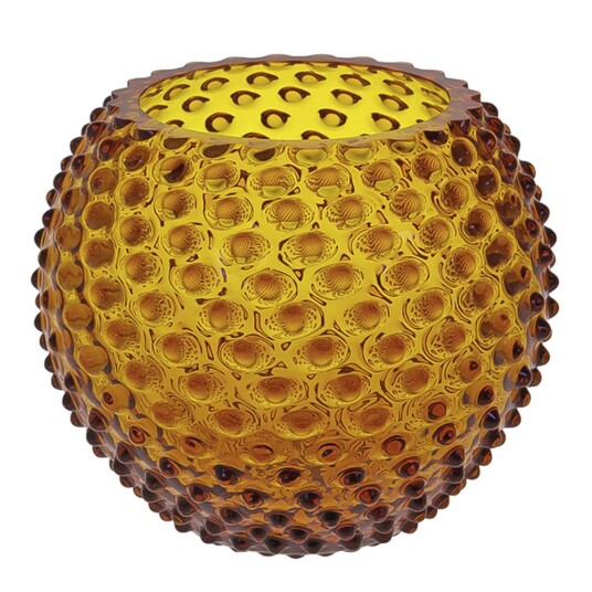 Klimchi Hobnail vase 18 cm amber Klimchi Hobnail vase 18 cm amber