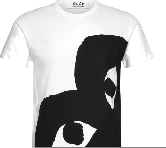 Comme des Garçons White Heart T Shirt White L