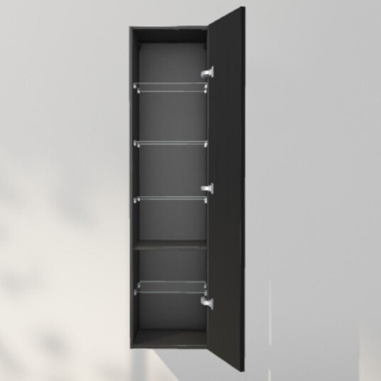 INR Iconic Nordic Rooms Sense 40/40 Høyskap Black oak / 40cm Høyre Hengslet INR Iconic Nordic Rooms Sense 40/40 Høyskap Black oak / 40cm Høyre Hengslet