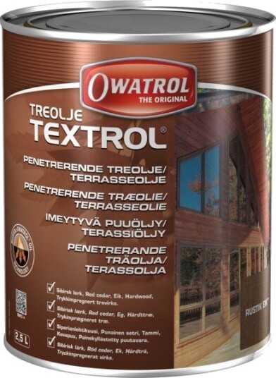 Treolje Owatrol Textrol med Farge