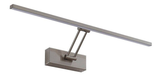 Lucande Thibaud LED-bildelampe, nikkel 51,4 cm
