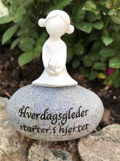 Budskapfigur "Hverdagsgleder starter i hjertet" Budskapfigur "Hverdagsgleder starter i hjertet"