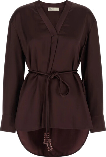 Tory Burch Dame Bluser & Skjorter Rød L, Tory Burch Dame Bluser & Skjorter Rød L,