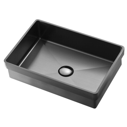 Tapwell Ht4328 PVD Servant for Nedfelling 45x30cm Black Chrome (TA-9422203)