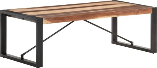 Salongbord 120x60x40 cm heltre med rosentre finish 8720286064016