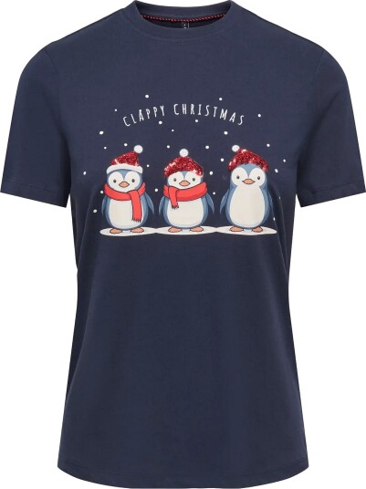 ONLY Onlkita Reg S/S Top Box Xmas Jrs NIGHT SKY L ONLY Onlkita Reg S/S Top Box Xmas Jrs NIGHT SKY L