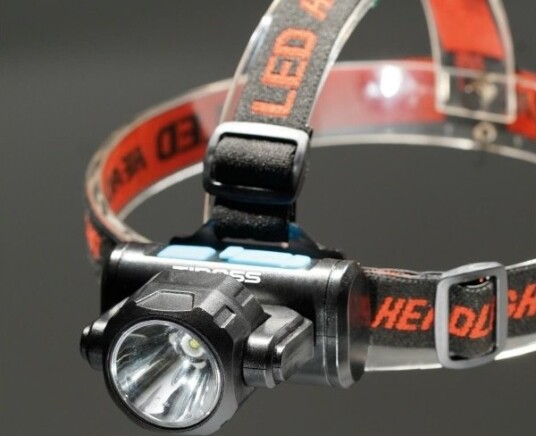 Tiross Hodelykt Oppladbar 2W / 3W Led, 150Lm, 1200Mah