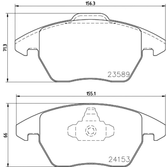 Bremseklosser HELLA 8DB 355 011-811