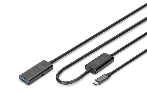 Digitus USB C/USB A 5G EXTENS CABLE 10M 5G USB 3.2 GEN1