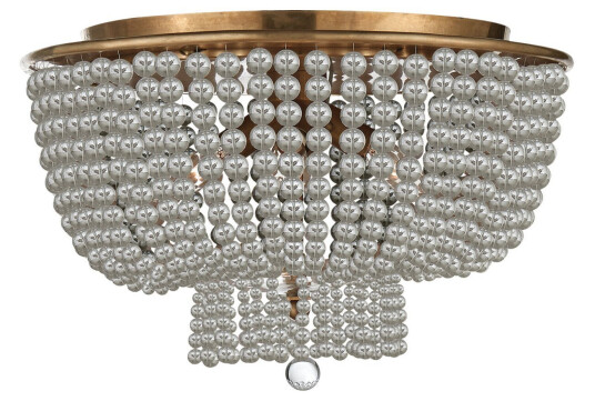 Jacqueline plafond antik mässing/klarglas Jacqueline plafond antik mässing/klarglas