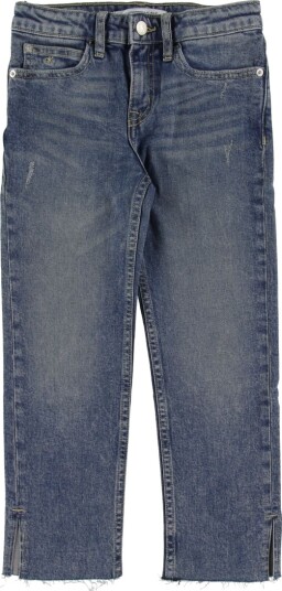 Calvin Klein JeanSlim Crop Blå Denim Calvin Klein 16 år 176 Jeans