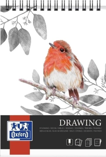 Oxford 400166163 Monokromatisk Hvit A4 50 Ark 160 G/M² Mykt Omslag