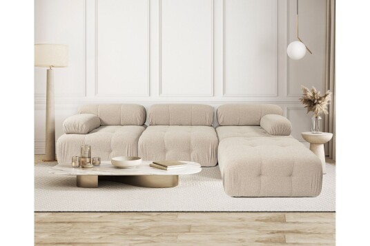 Reverto Hjørnesofa 3 seter Peach