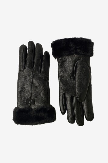 Hollies Hansker Glove Fashion Faux Svart Hollies Hansker Glove Fashion Faux Svart