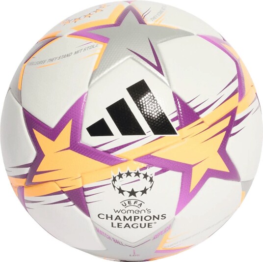 adidas Fotball WUCL League Hvit/LUTA/Svart Str. 4